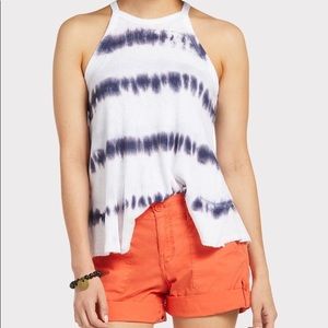 Sundry tie died racer back float tank